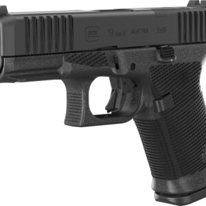 Glock G19 Gen6 9mm Pistol, 4.02" Optic Ready, Serrated Slide, 15+1 - 15+1 Rounds | 4.02" Barrel | Blue/Black