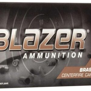 CCI Blazer Brass 9mm Ammo 115gr Full Metal Jacket 50 Round Box - Brass Casing