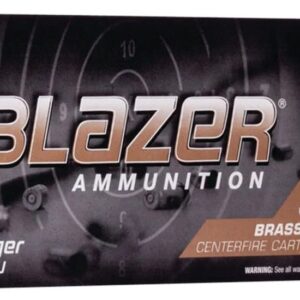 CCI Blazer Brass 9mm 124gr Full Metal Jacket 50ct Box - Brass Casing